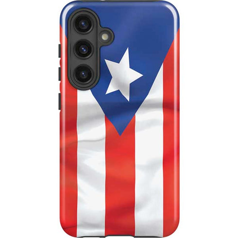 Puerto Rico Flag Galaxy S25 Impact Case
